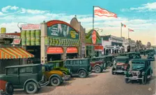 Looking North on Main Street c1939