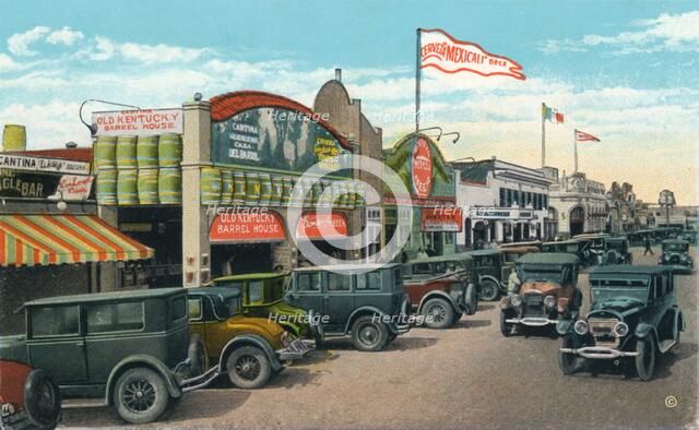'Looking North on Main Street', c1939. Artist: Unknown.