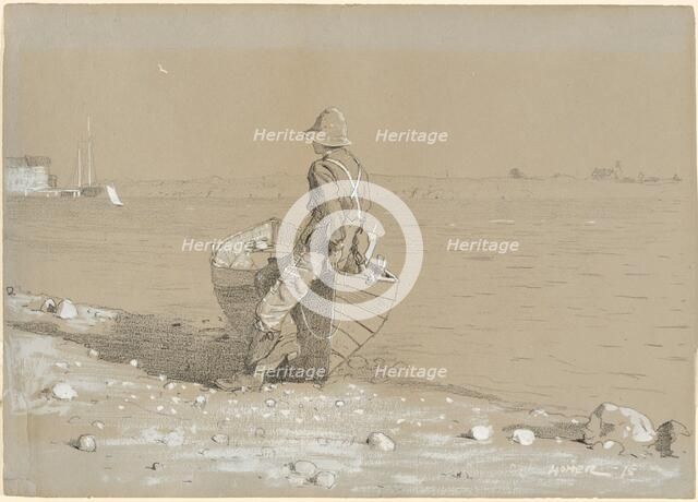 Looking Out, 1875. Creator: Winslow Homer.