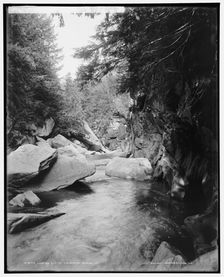 Looking out of Cavendish gorge, Vt., between 1900 and 1906. Creator: Unknown