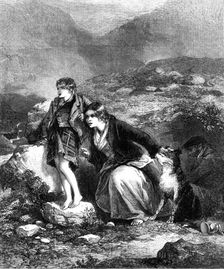 "Looking Out" - painted by F. W. Topham - from the Exhibition of the Society of Painters in Water Co Creator: Horace Harral