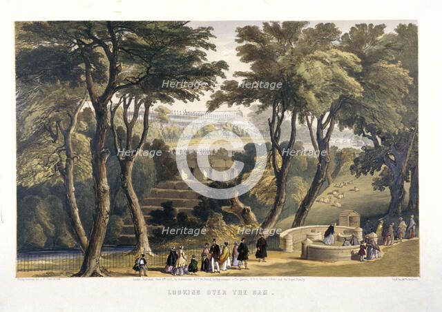 'Looking over the Dam', 1851 Artist: Robert Carrick