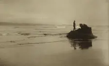 Looking seaward, 1889. Creator: Myra Albert Wiggins