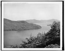 Looking south from Rogers Rock heights, Lake George, N.Y., c1904. Creator: Unknown