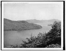 Looking south from Rogers Rock heights, Lake George, N.Y., c1904. Creator: Unknown