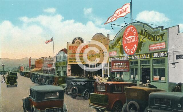 'Looking South on Main Street', c1939. Artist: Unknown.