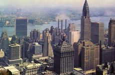 Looking southeast from the RCA Building, New York City, New York, USA, 1956. Artist: Unknown