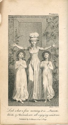 Look what a fine morning it is - Insects, Birds, & Animals, are all enjoying existence, 1791. Creator: William Blake