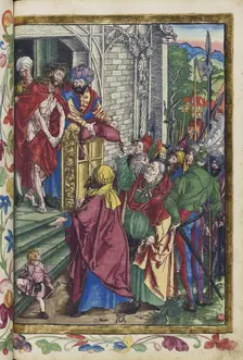 Look what a human being! From the Great Passion (Passio domini nostri Jesu), 1511. Creator: Dürer, Albrecht (1471-1528)
