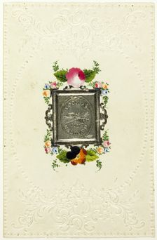Look at My Beloved (valentine), 1850/59. Creator: Unknown
