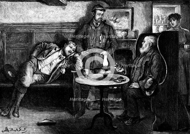 "Look here, Sir: a Scillonian in the old days called himself pilot, fisherman, shopkeeper...", 1890. Creator: R. Taylor.