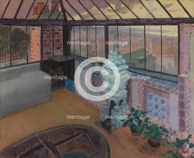 Look-out at Hauteville House, 1896. Creator: Pierre Georges Jeanniot.