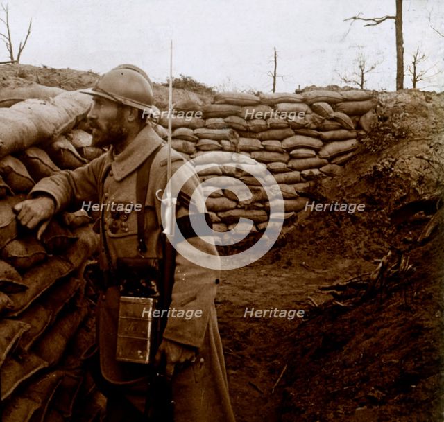 Look-out, c1914-c1918. Artist: Unknown.