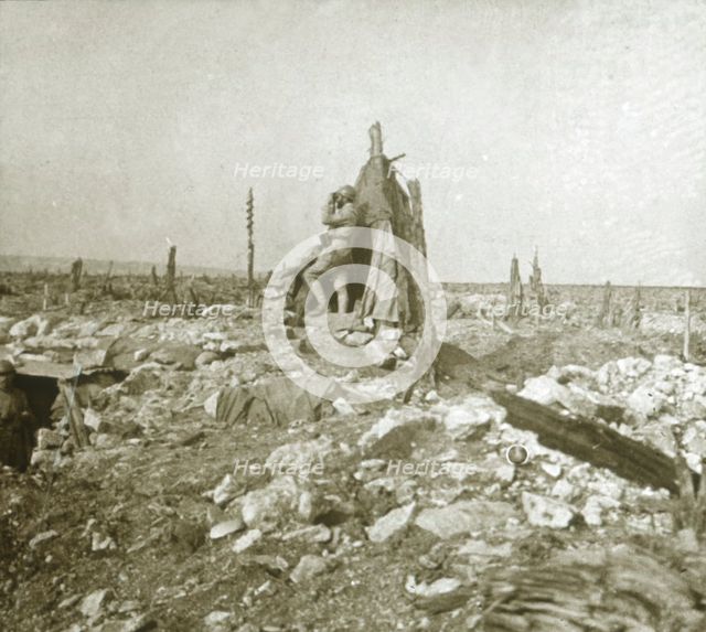 Look-out post, Fort Vaux, northern France, c1914-c1918. Artist: Unknown.