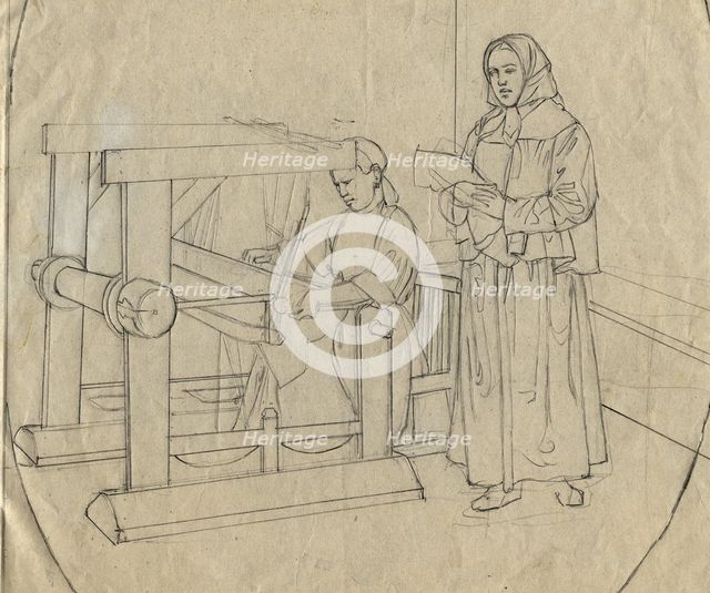 Loom, 2nd half of 19th century. Creator: Mikhail Znamensky.