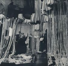 Loom of life (testing parachutes for the Fleet Air Arm 1941. Artist: Cecil Beaton