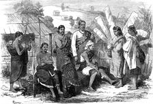 Looshais on the frontier of Bengal, 1872. Creator: Felix Elie Regamey