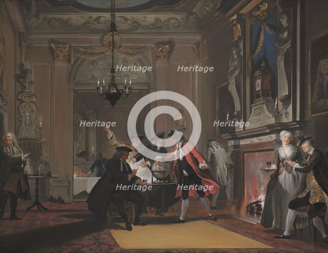 'Loquebantur Omnes' (Everyone was talking), c1720-1750. Creator: Cornelis Troost.