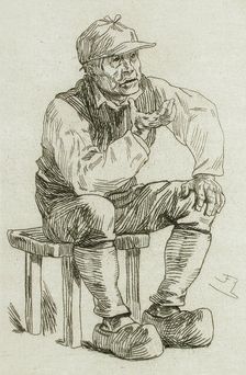 L'Oracle du Hameau, 1878. Creator: Félicien Rops