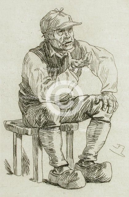 L'Oracle du Hameau, 1878. Creator: Félicien Rops.