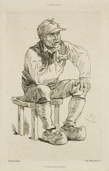 L'Oracle du Hameau, 1878. Creator: Félicien Rops