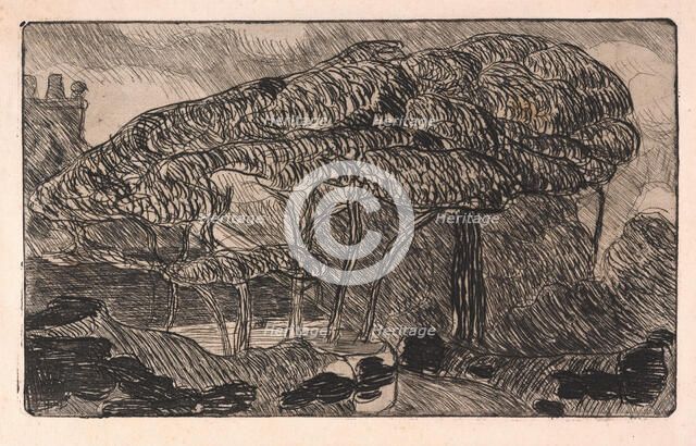 L'Orage (The Storm), 1893. Creator: Armand Seguin.