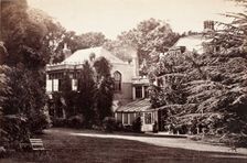 Lord Tennyson's Home At Freshwater, Printed 1880 circa. Creator: Henry Herschel Hay Cameron