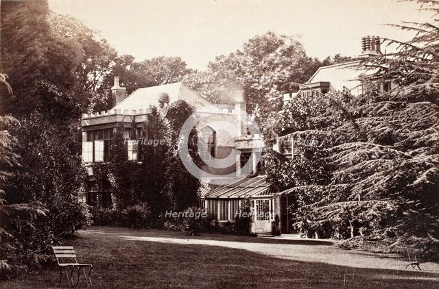 Lord Tennyson's Home At Freshwater, Printed 1880 circa. Creator: Henry Herschel Hay Cameron.
