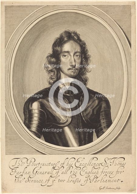 Lord Thomas Fairfax. Creator: William Faithorne.