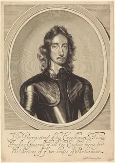 Lord Thomas Fairfax. Creator: William Faithorne