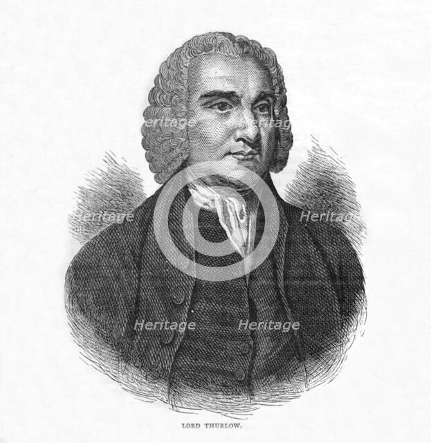 Lord Thurlow, British lawyer and Tory politician, c1800 (1878). Artist: Unknown.