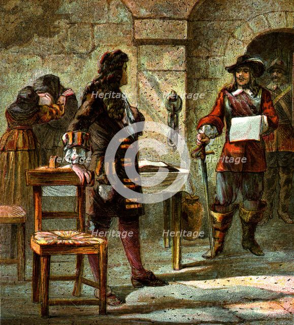 Lord William Russell Condemned, 1683, (c1850). Artist: Unknown