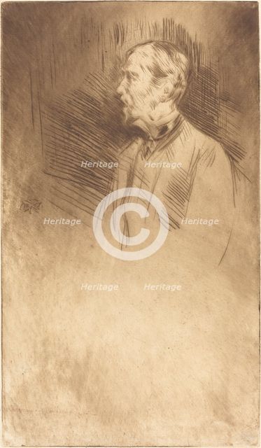 Lord Wolseley, c. 1877. Creator: James Abbott McNeill Whistler.