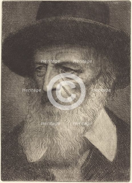 Lord A. Tennyson, 2nd plate. Creator: Alphonse Legros.