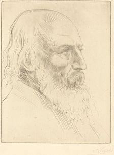Lord A. Tennyson, 3rd plate. Creator: Alphonse Legros