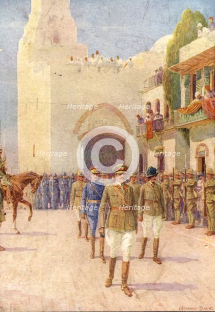 'Lord Allenby Entering Jerusalem', c1929.  Creators: Howard Davie, Harry Payne.