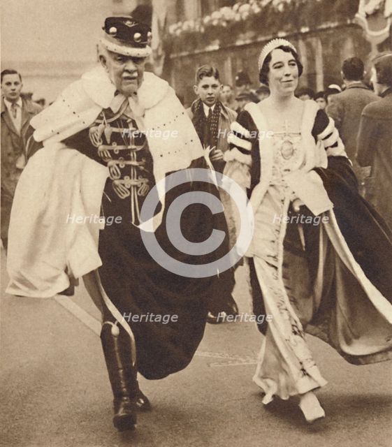 'Lord and Lady Armstrong', May 12 1937. Artist: Unknown.