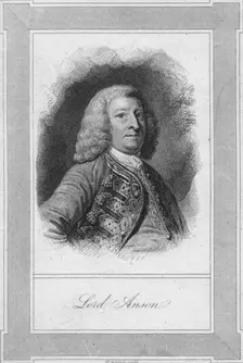 Lord Anson 1762. Artist: Henry Adlard
