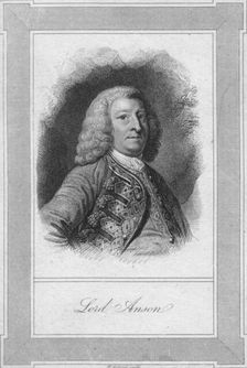 Lord Anson 1762. Artist: Henry Adlard