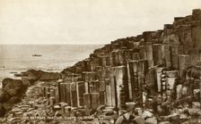 Lord Antrims Parlour, Giants Causeway late 19th-early 20th century. Creator: Unknown