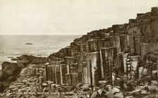 Lord Antrims Parlour, Giants Causeway late 19th-early 20th century. Creator: Unknown