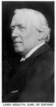 Lord Asquith (1852-1928), Earl of Oxford, British Liberal Statesman, 1925-1928.