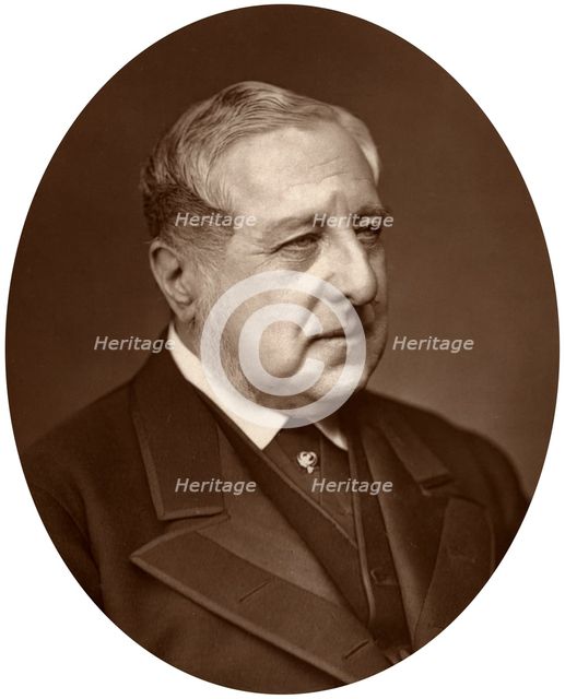 Lord Augustus Loftus, governor of New South Wales, 1880.Artist: Lock & Whitfield