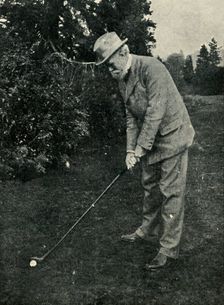 Lord Avebury Has Lately Taken To Golf 1901. Creator: Unknown