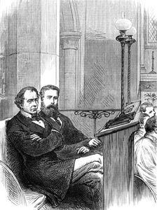 Lord Beaconsfield at church, 1881. Creator: Unknown