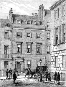 Lord Beaconsfield's house, 19, Curzon Street, Mayfair, London, 1900