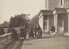 [Lord Brougham and his Family, Cannes], 1862. Creator: Charles Nègre