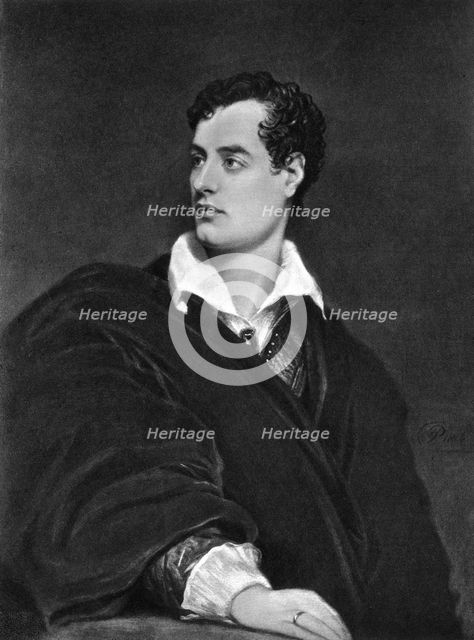 Lord Byron, English poet. Artist: Unknown