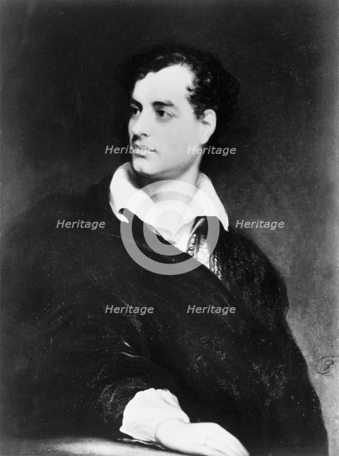 Lord Byron, English Romantic poet, 1814. Creator: Thomas Phillips.