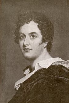 Lord Byron, English Romantic poet, c1820s. Creator: Unknown